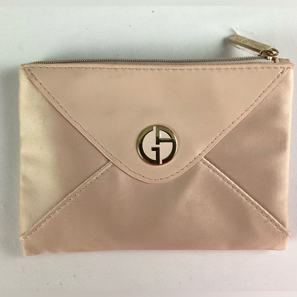 NEW-Giorgio Armani-pale pink cosmetic case